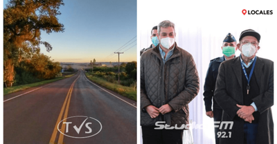 INAUGURAN RUTA EN EDELIRA QUE BENEFICIA A 40.000 PERSONAS