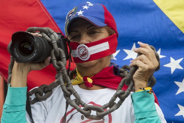 La ONG venezolana Espacio Público denunció la detención de ocho personas en abril sólo “por expresarse”