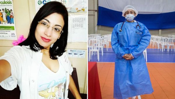 Péndex y abuelitos quieren vacunarse con la doctora sexy