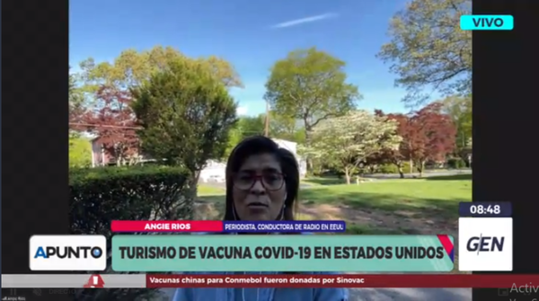 Diario HOY | Turismo de Vacunas en EEUU: conversamos con la compatriota residente en Nueva York, Angie Ríos
