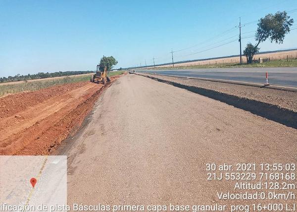 Rehabilitación del tramo Coronel Oviedo – Villarrica – Caazapá se adelanta 5% al cronograma previsto – Prensa 5