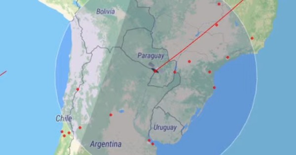 La Nación / Cohete chino voló sobre Paraguay