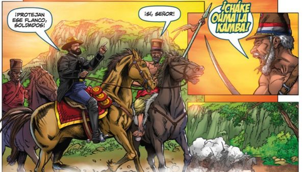 Coloridos  cómics relatan   eventos destacados  de la historia nacional