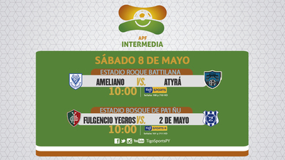 Dos partidos dan continuidad a la sexta fecha de la Intermedia