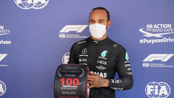 Fórmula 1: Lewis Hamilton logra su 'pole' número 100