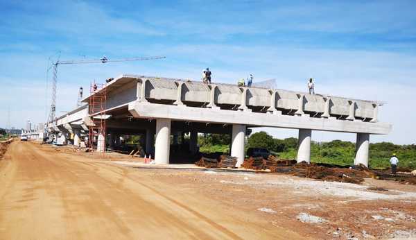 Obras en el Puente Héroes del Chaco avanzan con las fundaciones de los pilotes | .::Agencia IP::.
