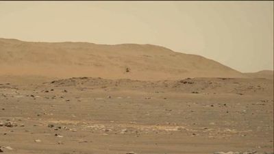 Perseverance capta sonido del vuelo del helicóptero Ingenuity en Marte