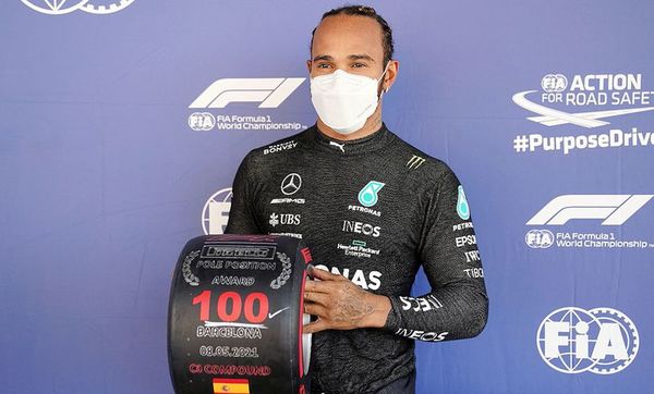 Hamilton, con su centésima  “pole” - Automovilismo - ABC Color