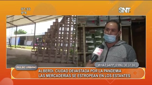 Alberdi, ciudad devastada tras pandemia - SNT