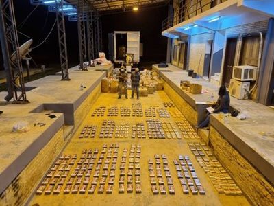 Cocaína incautada en el Chaco es una de las cargas más importantes en los últimos meses