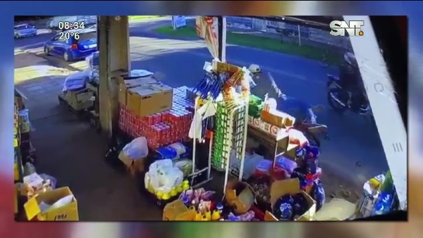 Se registró un violento asalto en un comercio ubicado en Capiatá - SNT
