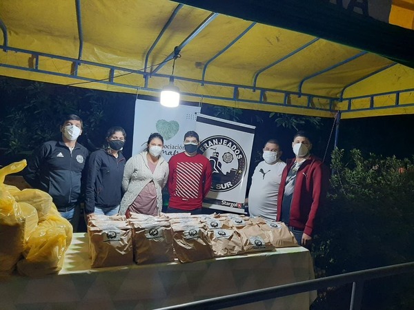 FRANJEADOS DEL SUR LLEVARON MÁS QUE LA CENA AL HOSPITAL RESPIRATORIO DE IPS.