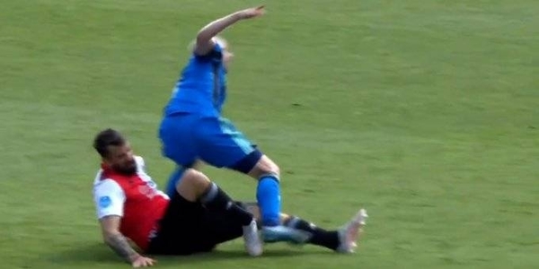 Diario HOY | Terrible lesión del argentino Pratto en el fútbol holandés