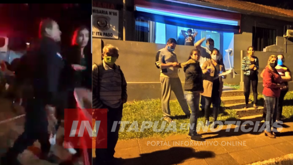VECINOS DEFIENDEN A COMISARIO DE LA «GUACHA» ITA PASO.