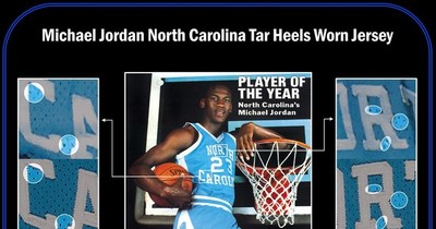 La Nación / Michael Jordan: camiseta universitaria vendida por US$ 1,3 millones