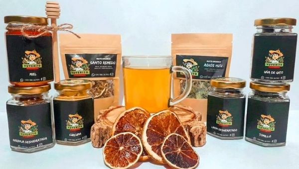 Bien paraguayo: Yuyerito propone lo mejor de las hierbas medicinales en un mix para potenciar el mate, té o tereré