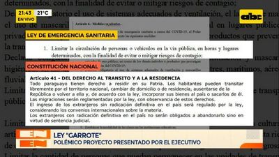 La “ley garrote” buscaría superponerse a la Constitución Nacional - En Detalles - ABC Color