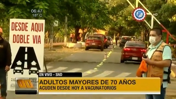 Inicia vacunación contra el Covid-19 de mayores de 70 años