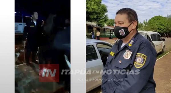 COMISARIO DA SU VERSIÓN SOBRE «GUACHA» EN EL B° ITA PASO