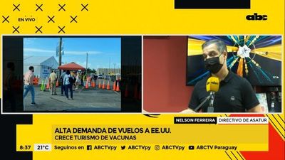 Ofrecen paquetes de “turismo de vacunas” a Estados Unidos - A la gran 730 - ABC Color