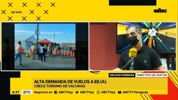 Ofrecen paquetes de “turismo de vacunas” a Estados Unidos - A la gran 730 - ABC Color