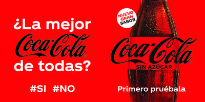 El nuevo y gran sabor de Coca-Cola Sin azúcar | Ñanduti