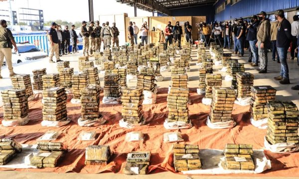 Operativos de Senad propiciaron daño patrimonial de USD 37 millones al narcotráfico