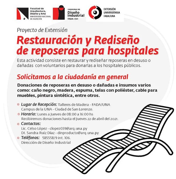 Estudiantes de Arquitectura repararon reposeras para donar a hospitales - El Trueno