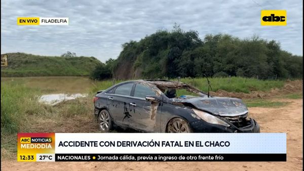 Tres fallecidos tras accidente de tránsito en el Chaco - ABC Noticias - ABC Color