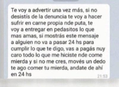 Crónica / Mujer denunció a su ex y ahora teme por su vida