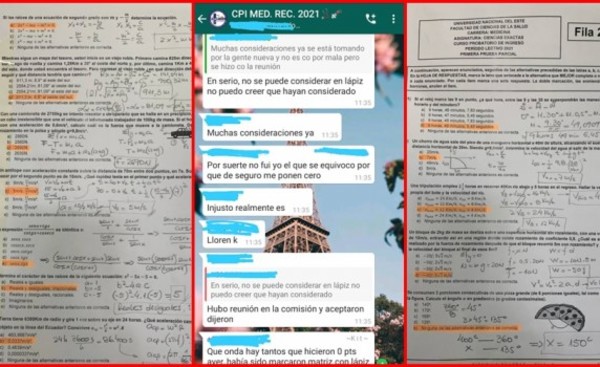 Escándalo por violaciones de reglamento en examen de ingreso en FACISA