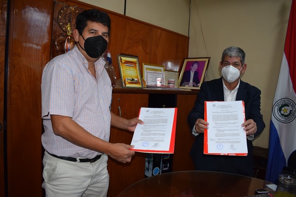 Firmaron contrato para construcción de pabellón de contingencia covid-19 » San Lorenzo PY