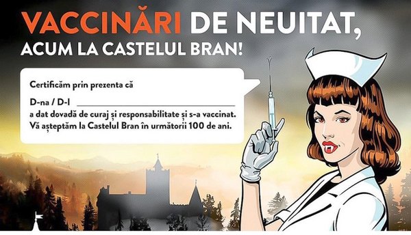 Crónica / “Drácula” ofrece pinchazo gratis contra coronavirus