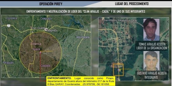 Diario HOY | Antisecuestro elimina a cabecillas de sanguinario clan Araújo-Cazal