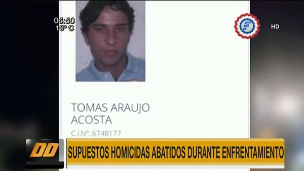 Policía mató a dos hermanos miembros de un clan de sicarios