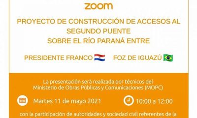 MOPC realiza hoy audiencia para informar sobre detalles de obras complementarias en Franco