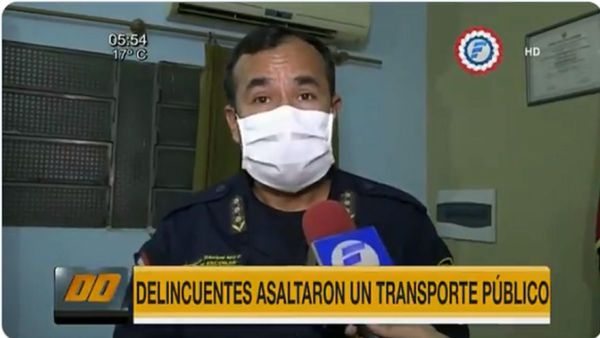 Delincuentes se suben a un bus y asaltan a pasajeros en Villa Elisa