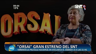 ORSAI: Entrevista exclusiva con la Actriz - Amada Gómez - SNT