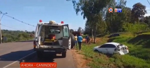 Un herido de gravedad en triple choque en Canindeyú | Noticias Paraguay