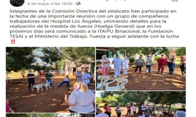 Sindicato de Tesãi convoca a huelga en evidente apriete por cargos