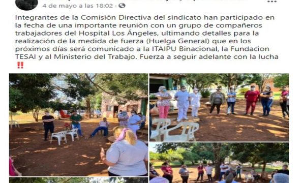 Sindicato de Tesãi convoca a huelga en evidente apriete por cargos