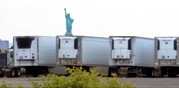 Nueva York: hay 750 muertos de covid almacenados hace un año en camiones frigoríficos - ADN Digital