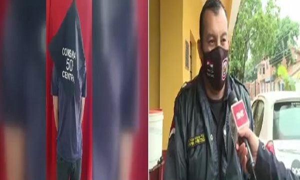 Detienen a presunto ladrón en Luque - SNT