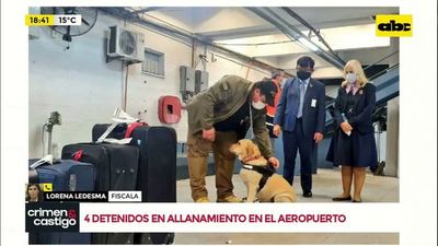 4 detenidos en allanamiento de aeropuerto - Crimen y castigo - ABC Color