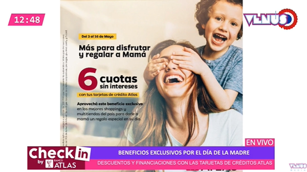 El Banco Atlas ofrece opciones para el regalo de mamá