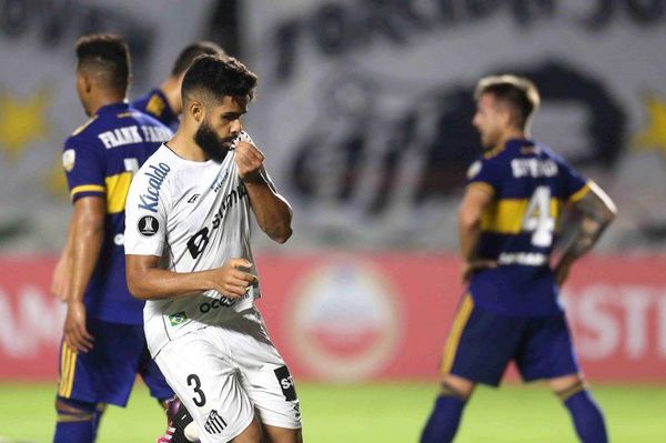 Santos gana y desaloja a Boca del segundo lugar