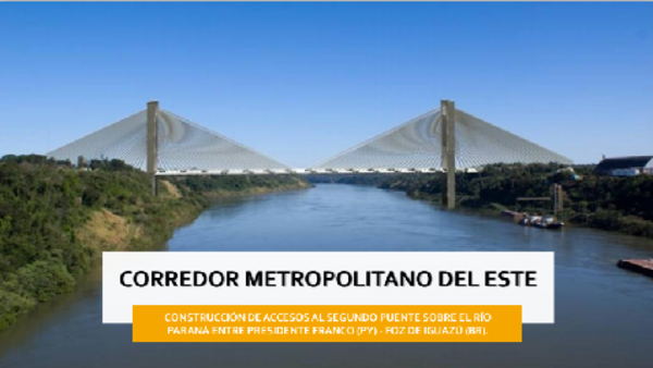 Obras de acceso vial al Puente de la Integración están dentro del cronograma e iniciarían muy pronto, afirma MOPC | .::Agencia IP::.