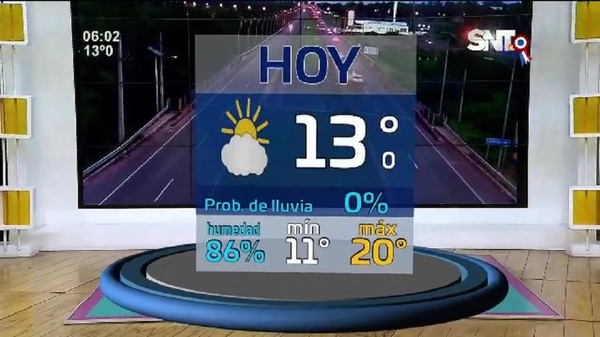 Pronóstico del tiempo: Fresco por la mañana, agradable por la tarde - SNT