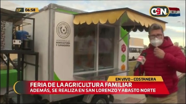 Costanera de Asunción: Feria con productos de la agricultura familiar - C9N