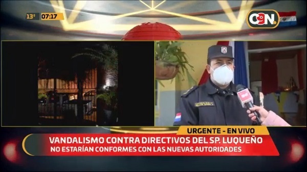 Denuncian hechos vandálicos en residencias de directivos de Luqueño